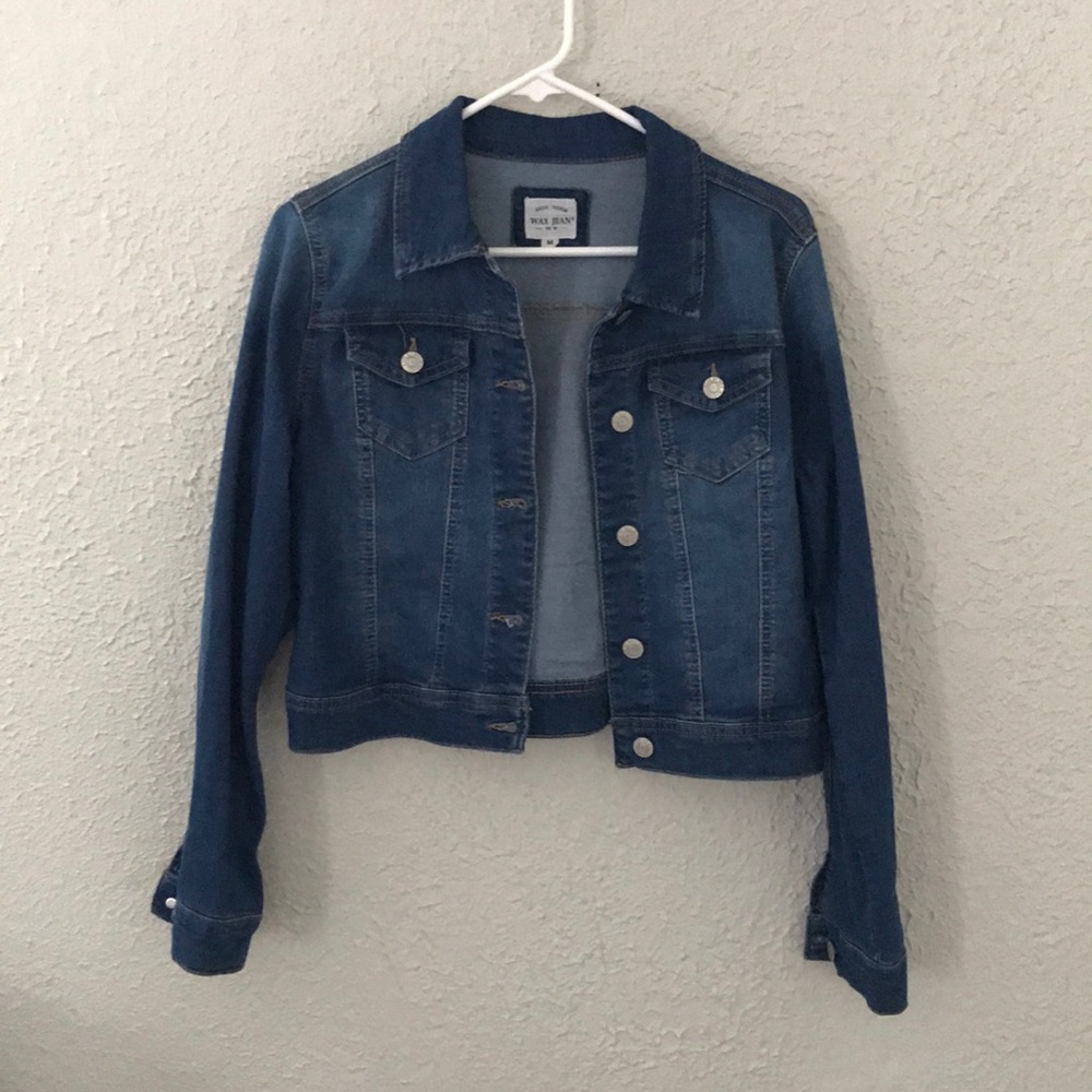 Jean Jacket Size Medium worn twice.